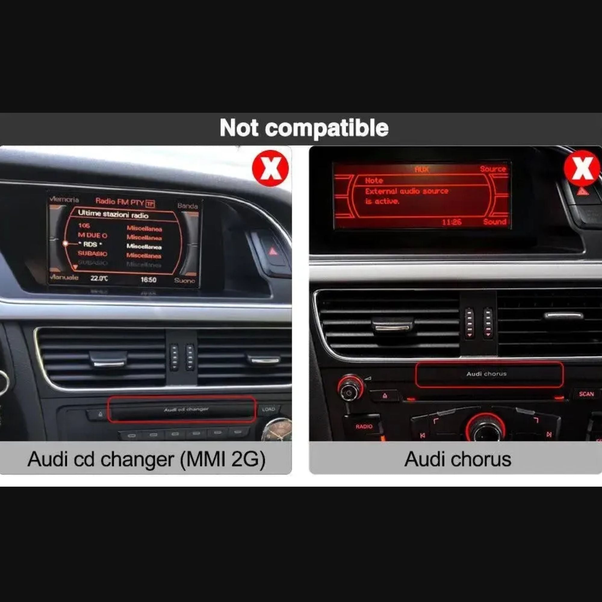 Audi Q5/SQ5 8R | 12.3" Display Touchscreen Apple CarPlay/Android Auto | (2009-2017)