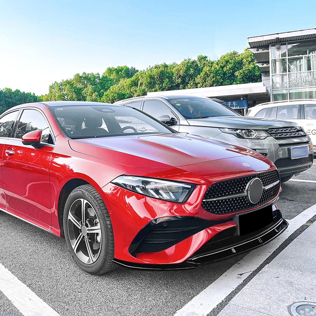 Mercedes Classe A W177/A35 Restyling AMG Stile Nero Lucido Lip Anteriore (2023-2025)
