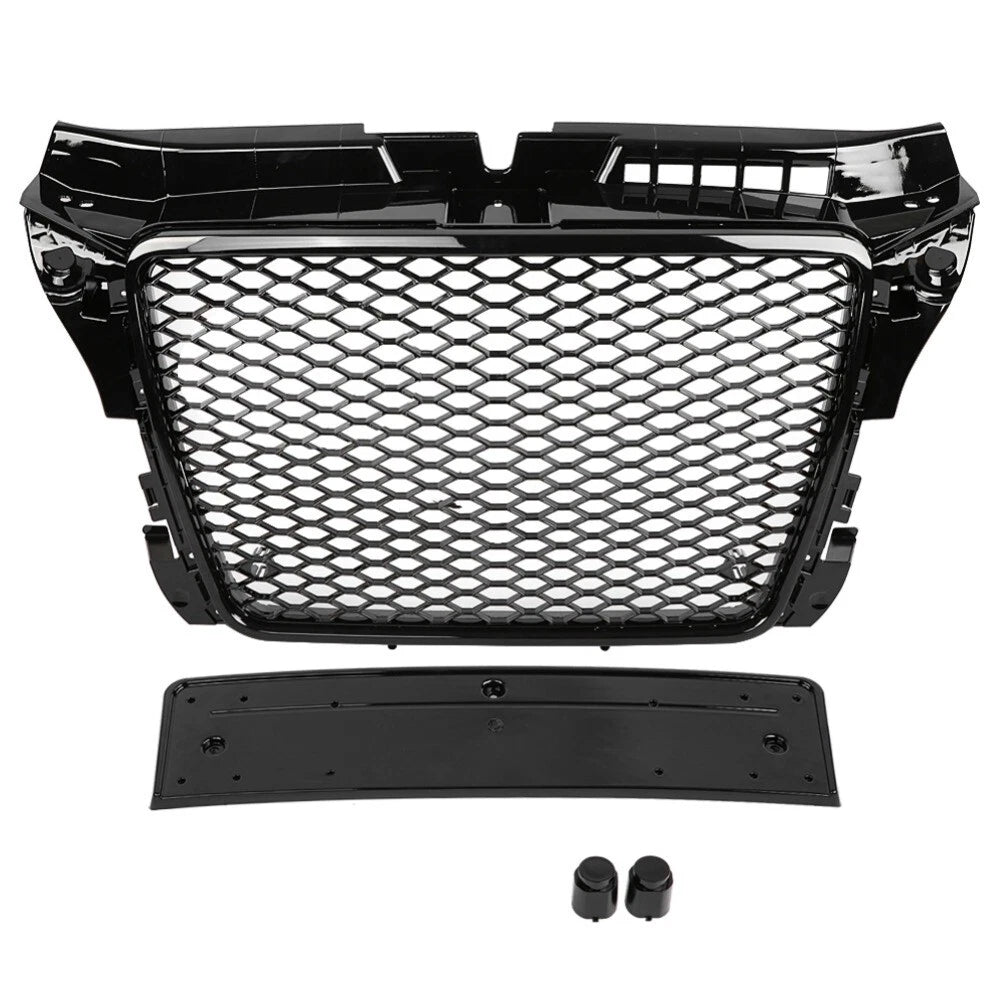 Audi A3/S3 8P Griglia a Nido d'Ape Stile RS3 Nero Lucido (2008-2012)