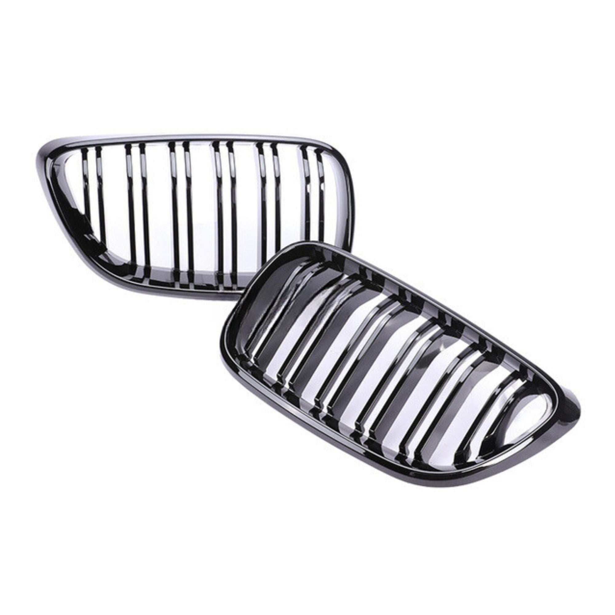 2 Series & M2 Gloss Black Double Slat Front Grills F22 F23 F87 - Avoro Design