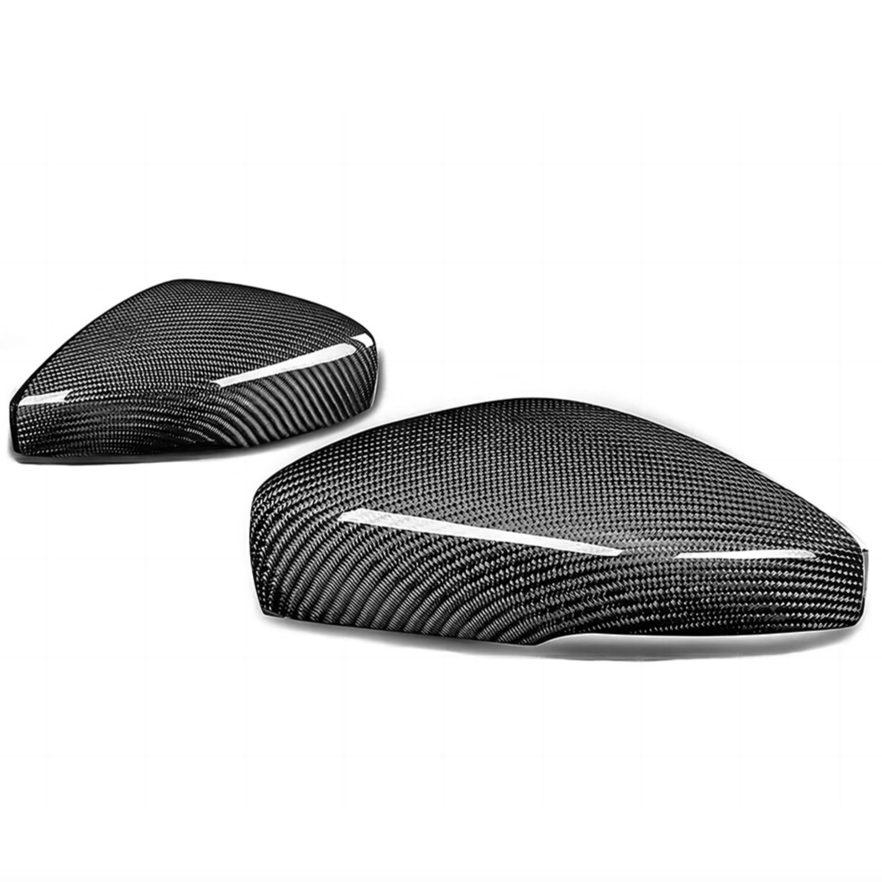 Polo MK5 6R 6C Carbon Fibre Replacement Wing Mirror Covers (2009-2017) - Avoro Design