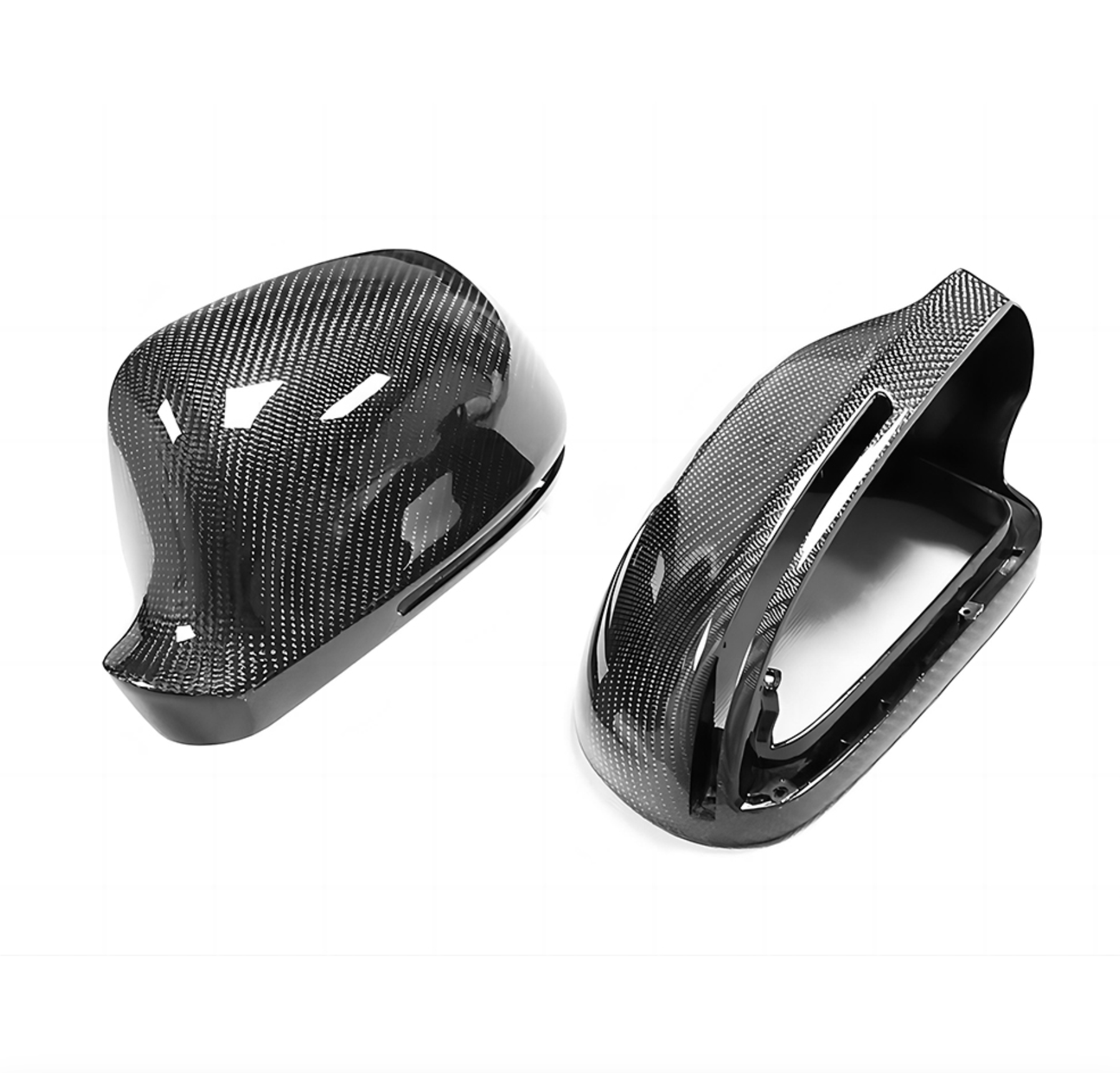 A3 8P Carbon Fibre Replacement Wing Mirror Covers (2009-2013) - Avoro Design